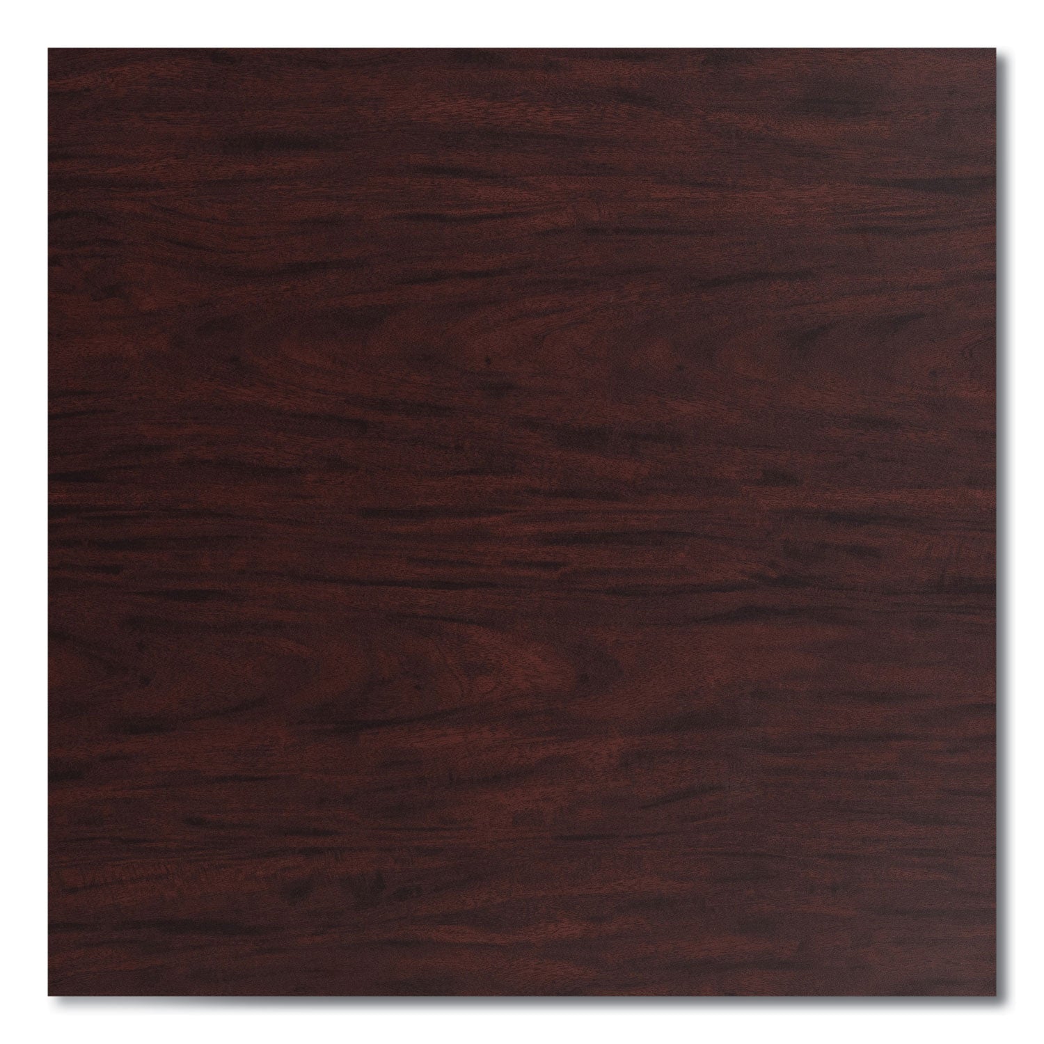 Cafe Table, 36" Diameter x 30h, Round Top/X-Base, Mahogany Top, Gray Base, Ships in 7-10 Business Days