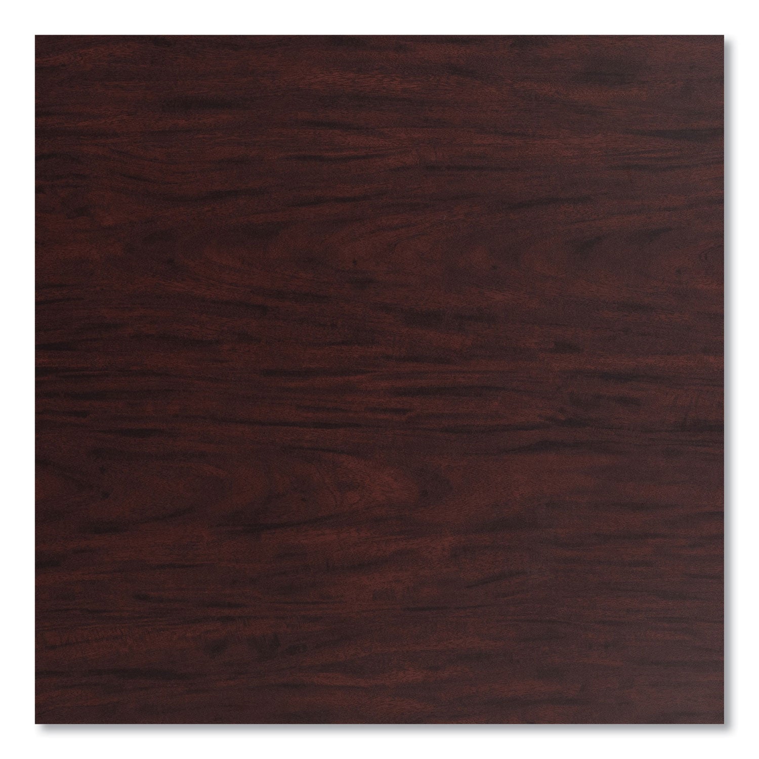 Cafe Table, 36" Diameter x 36h, Round Top/X-Base, Mahogany Top, Gray Base, Ships in 7-10 Business Days