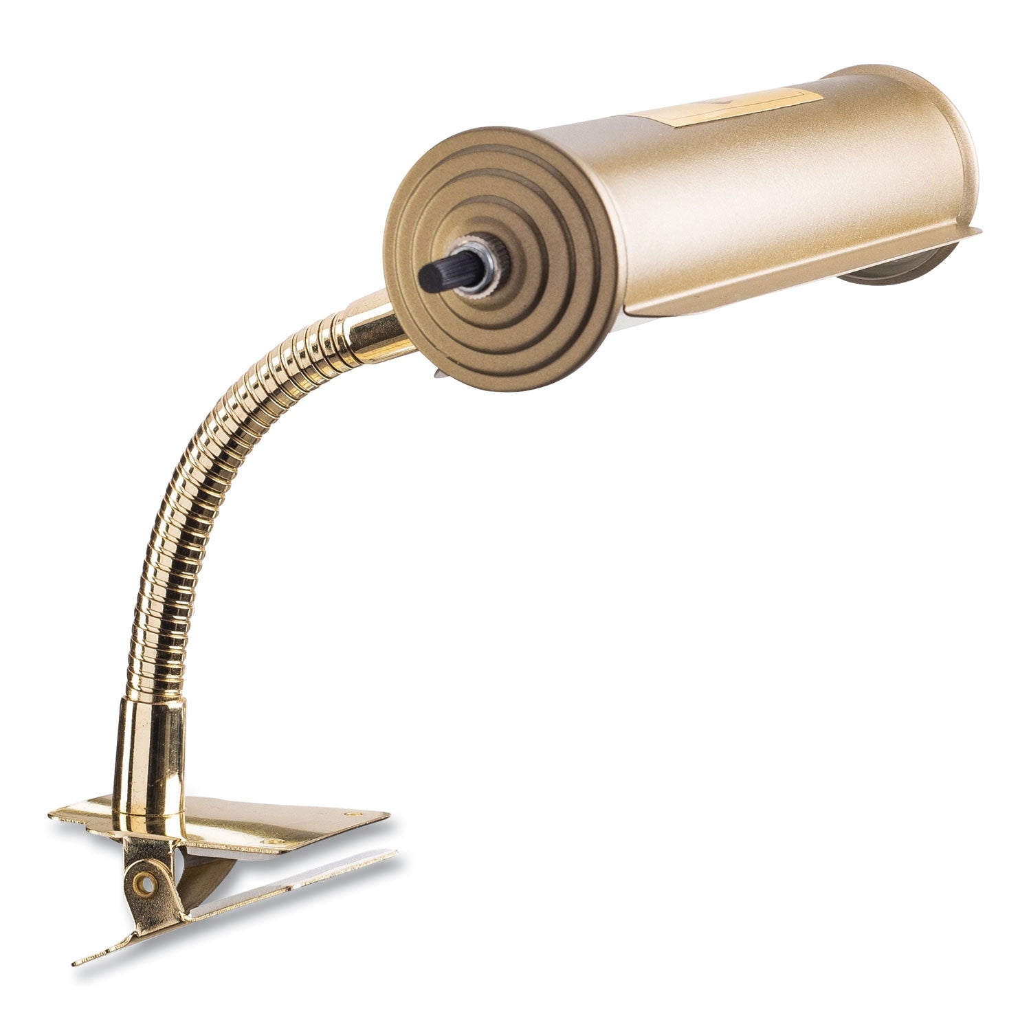 Brass Reading Light, Gooseneck, 10" High, Gold, Ships in 1-3 Business Days