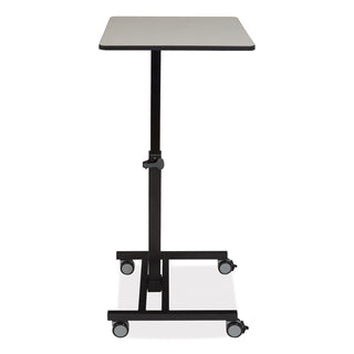Sit-Stand Student's Desk, 20.75" x 26" x 27.75" to 44.5", Gray Nebula, Ships in 1-3 Business Days