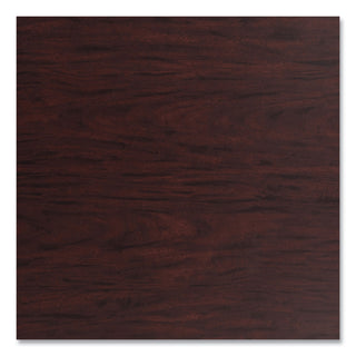 Cafe Table, 36" Diameter x 42h, Round Top/Base, Mahogany Top, Gray Base, Ships in 7-10 Business Days