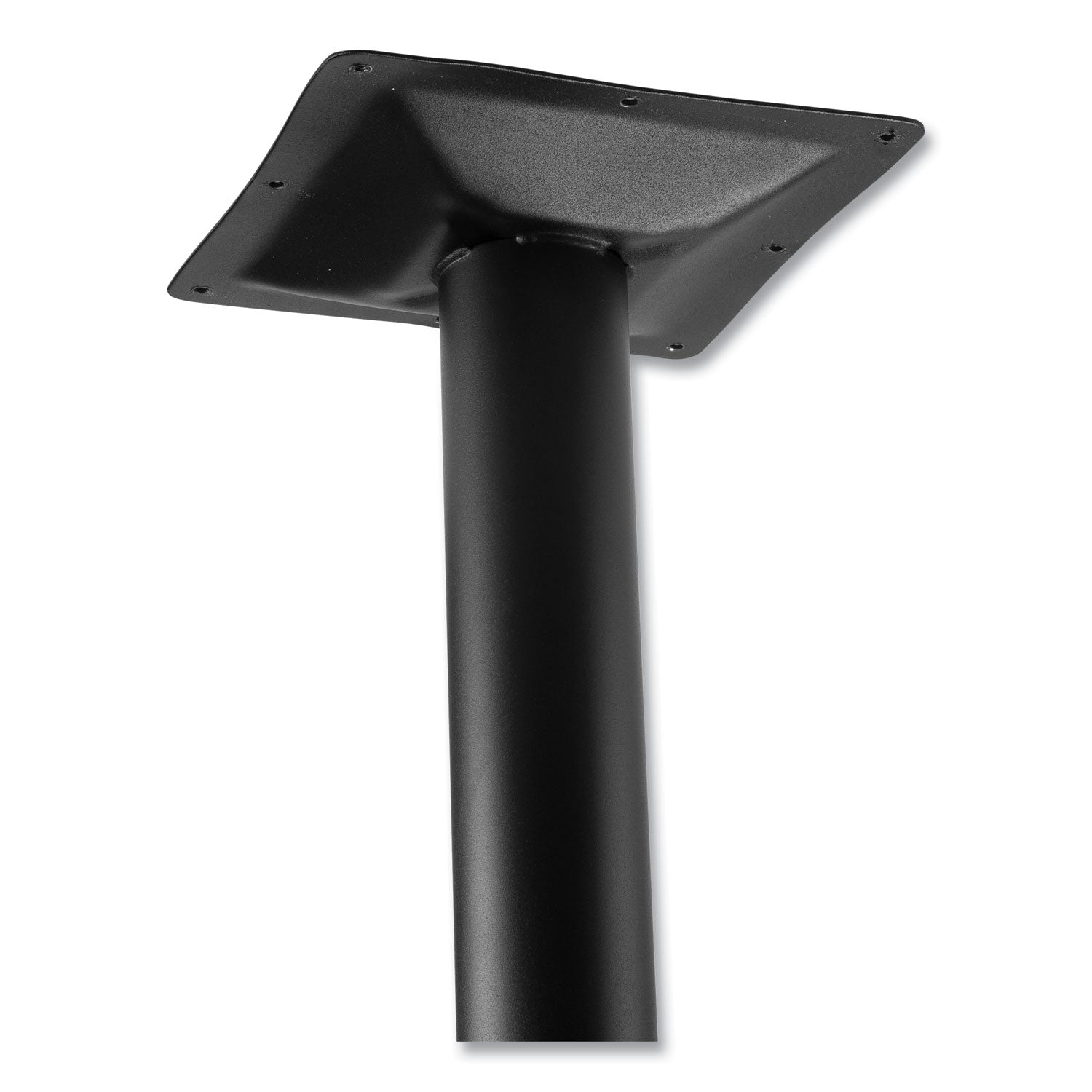 Cafe Table, 36" Diameter x 36h, Round Top/Base, Gray Neubula Top, Black Base, Ships in 7-10 Business Days