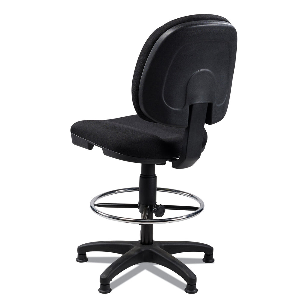 Comfort Task Stool, Supports Up to 300 lb, 24.5" to 34.5" Seat Height, Black Seat/Back, Black/Base,Ships in 1-3 Business Days