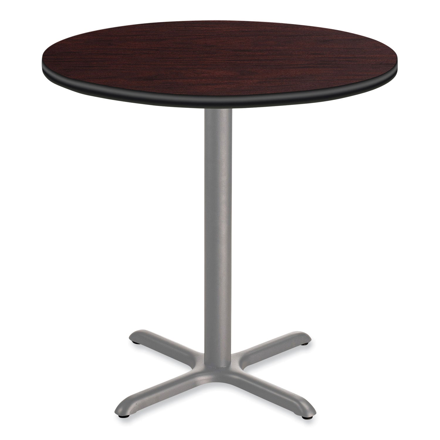 cafe-table-36-diameter-x-42h-round-top-x-base-mahogany-top-gray-base-ships-in-7-10-business-days_npscg13636xb1my - 1