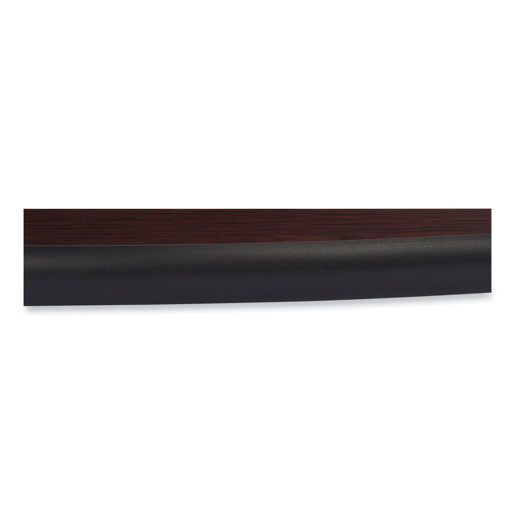 Cafe Table, 36" Diameter x 36h, Round Top/X-Base, Mahogany Top, Gray Base, Ships in 7-10 Business Days