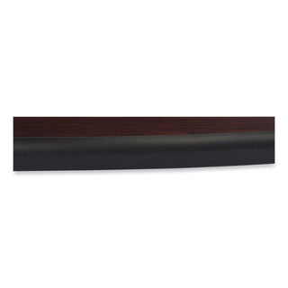 Cafe Table, 36" Diameter x 36h, Round Top/X-Base, Mahogany Top, Gray Base, Ships in 7-10 Business Days