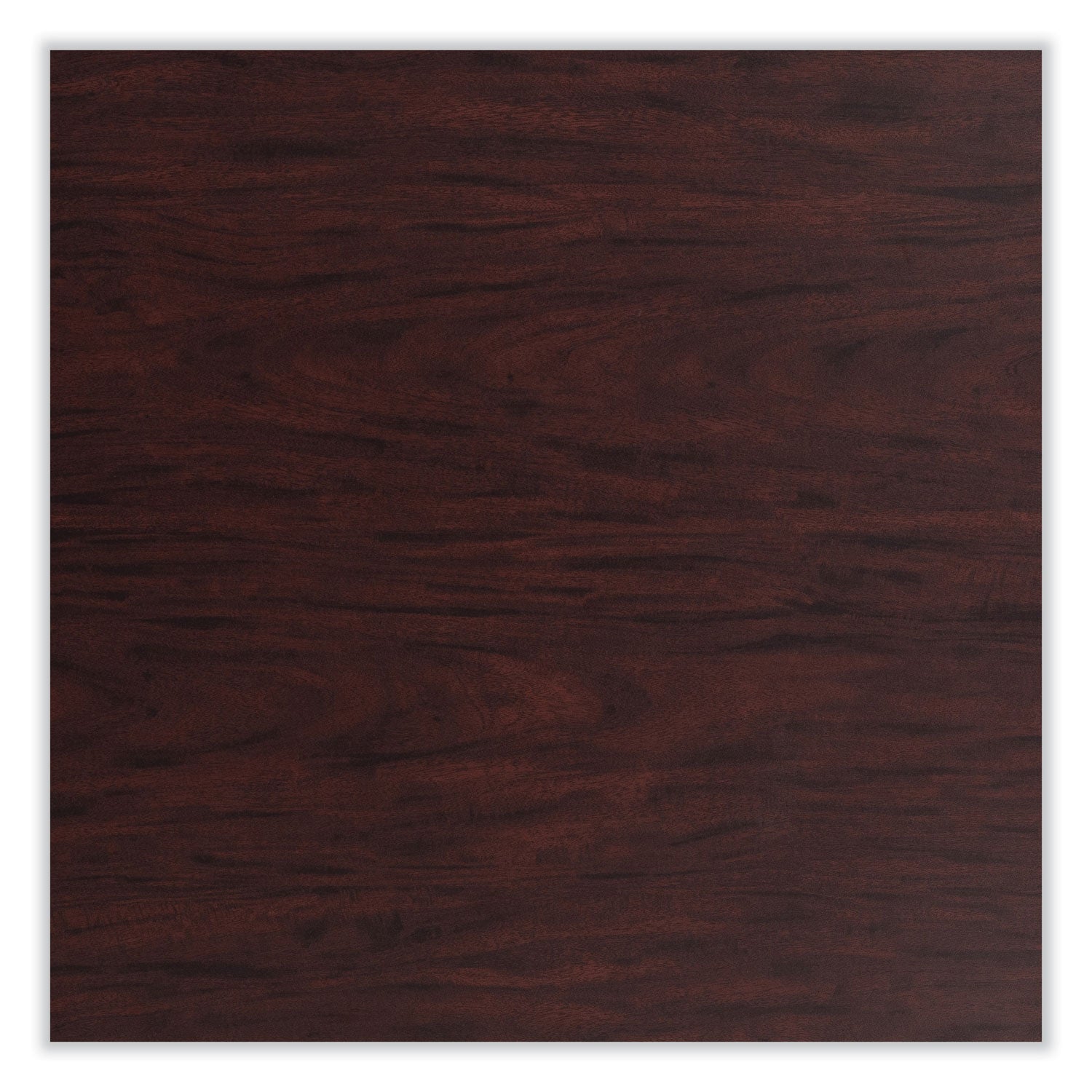 Cafe Table, 36" Diameter x 30h, Round Top/Base, Mahogany Top, Black Base, Ships in 7-10 Business Days