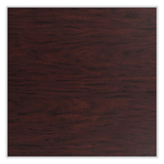 Cafe Table, 36" Diameter x 30h, Round Top/Base, Mahogany Top, Black Base, Ships in 7-10 Business Days