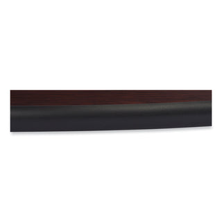 Cafe Table, 36" Diameter x 30h, Round Top/X-Base, Mahogany Top, Gray Base, Ships in 7-10 Business Days