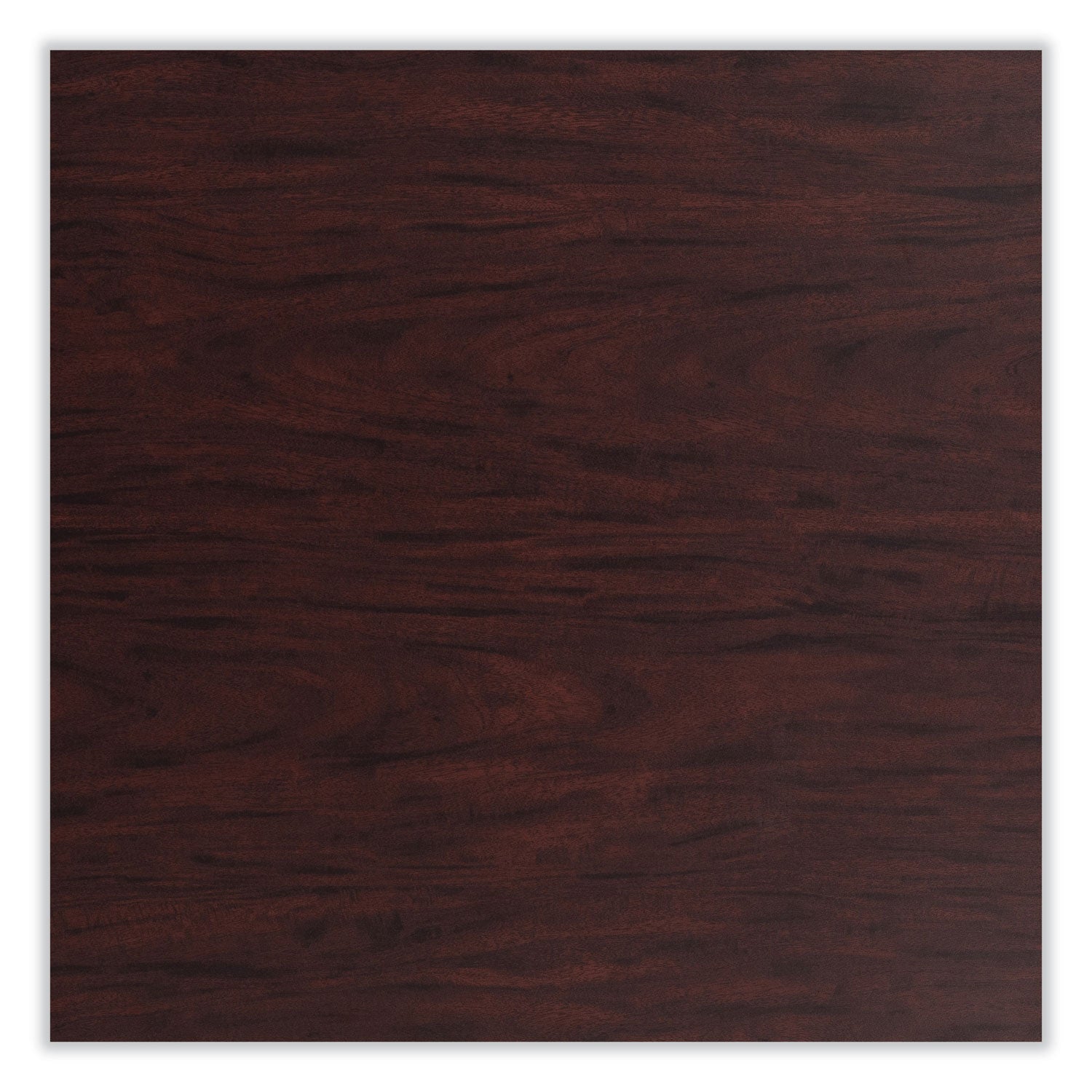 Cafe Table, 36" Diameter x 42h, Round Top/Base, Mahogany Top, Black Base, Ships in 7-10 Business Days