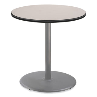 Cafe Table, 36" Diameter x 36h, Round Top/Base, Gray Nebula Top, Gray Base, Ships in 7-10 Business Days