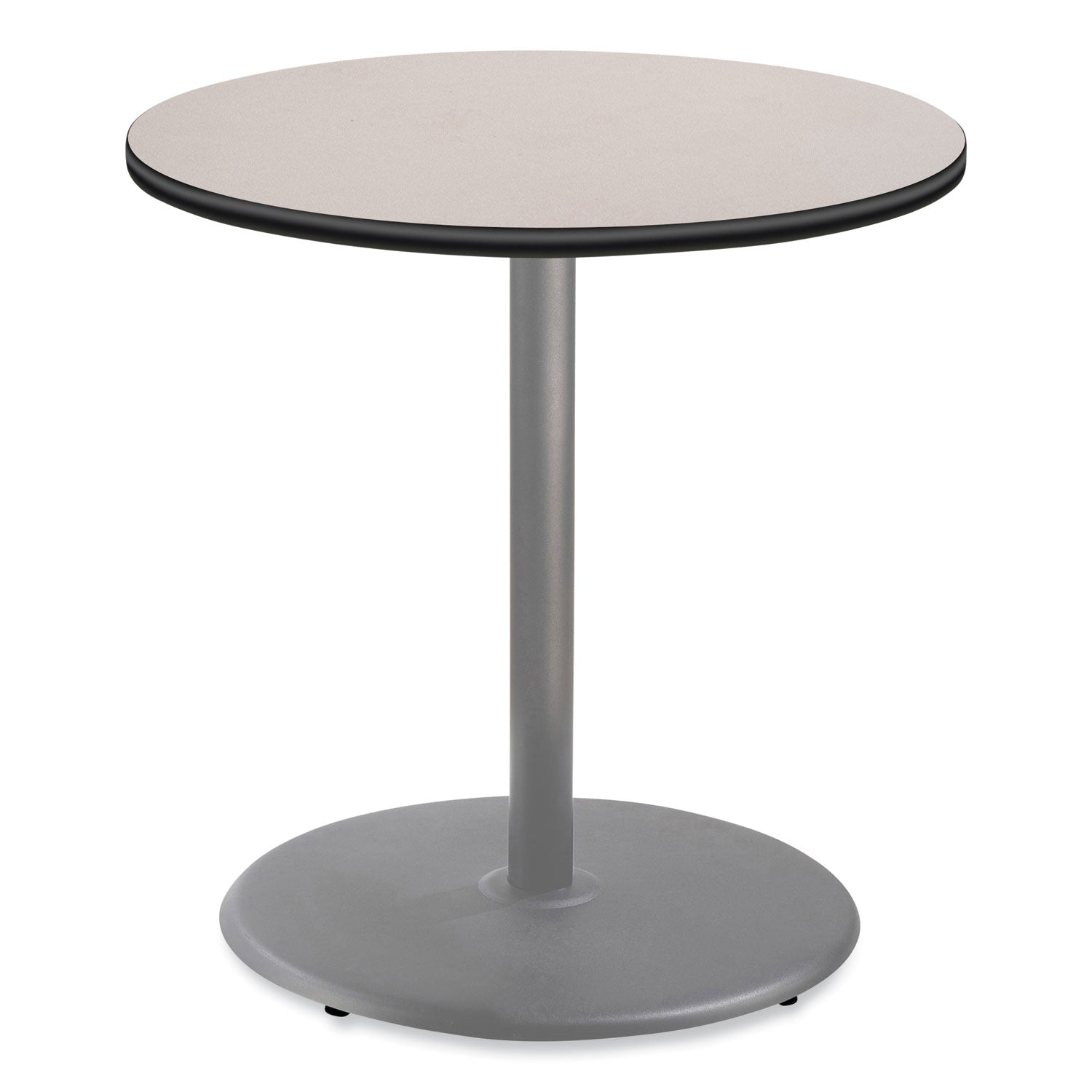Cafe Table, 36" Diameter x 36h, Round Top/Base, Gray Nebula Top, Gray Base, Ships in 7-10 Business Days