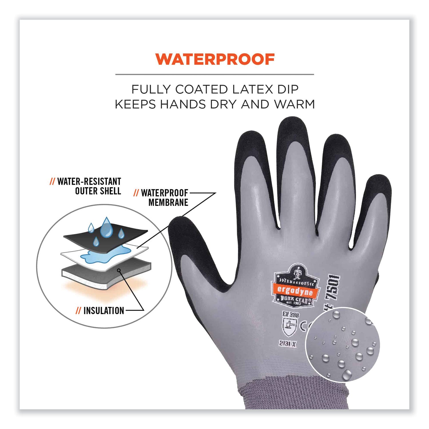 proflex-7501-coated-waterproof-winter-gloves-gray-2x-large-pair-ships-in-1-3-business-days_ego17636 - 5