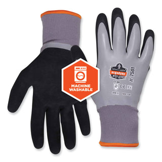 ProFlex 7501 Coated Waterproof Winter Gloves, Gray, Small, Pair, Ships in 1-3 Business Days