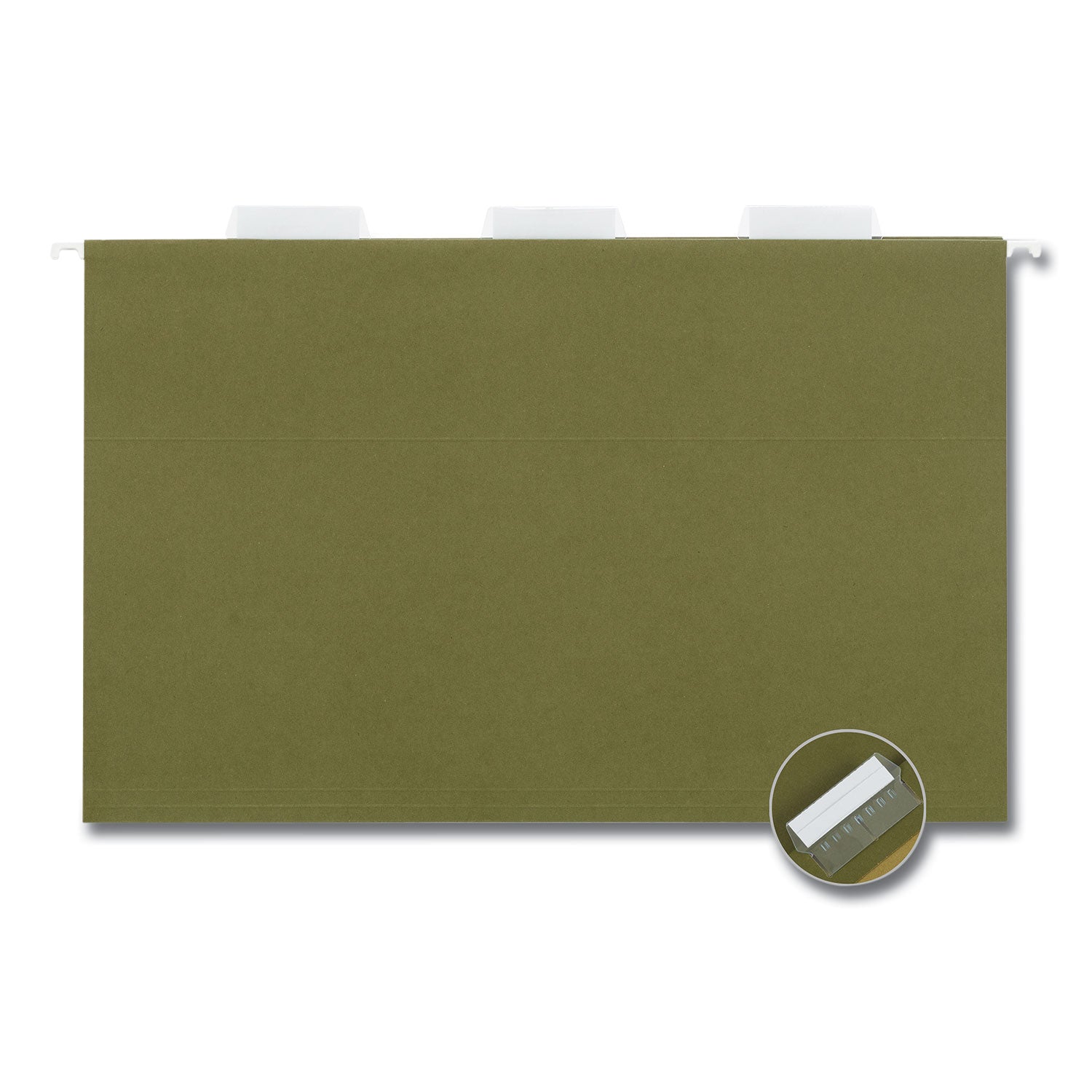 hanging-file-folders-legal-size-1-5-cut-tabs-standard-green-50-carton_unv34111 - 3