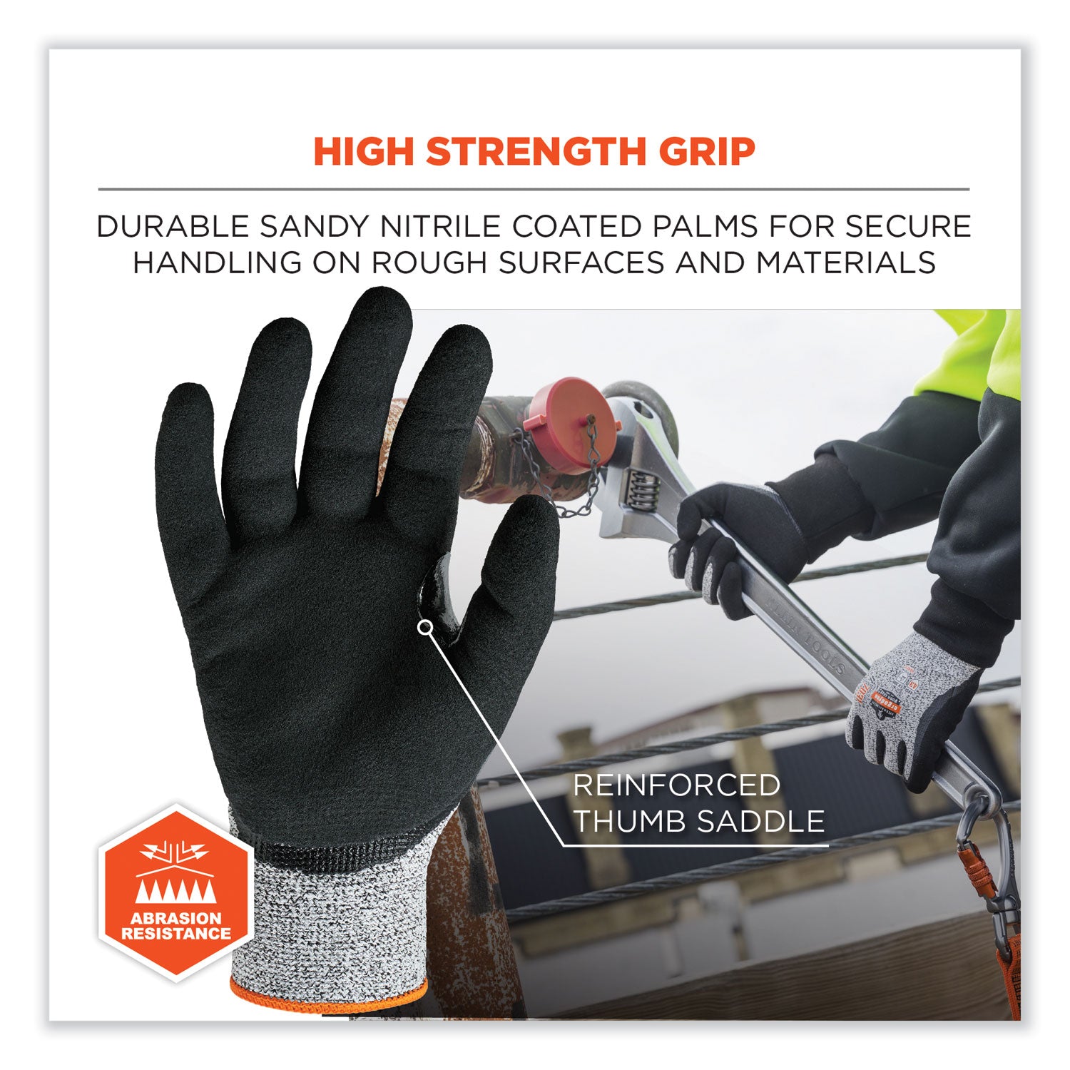 proflex-7031-case-ansi-a3-nitrile-coated-cr-gloves-gray-2x-large-144-pairs-carton-ships-in-1-3-business-days_ego17886 - 2