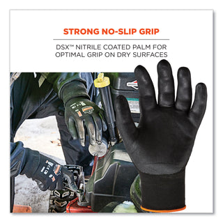 ProFlex 7001 Nitrile-Coated Gloves, Black, Medium, Pair, Ships in 1-3 Business Days