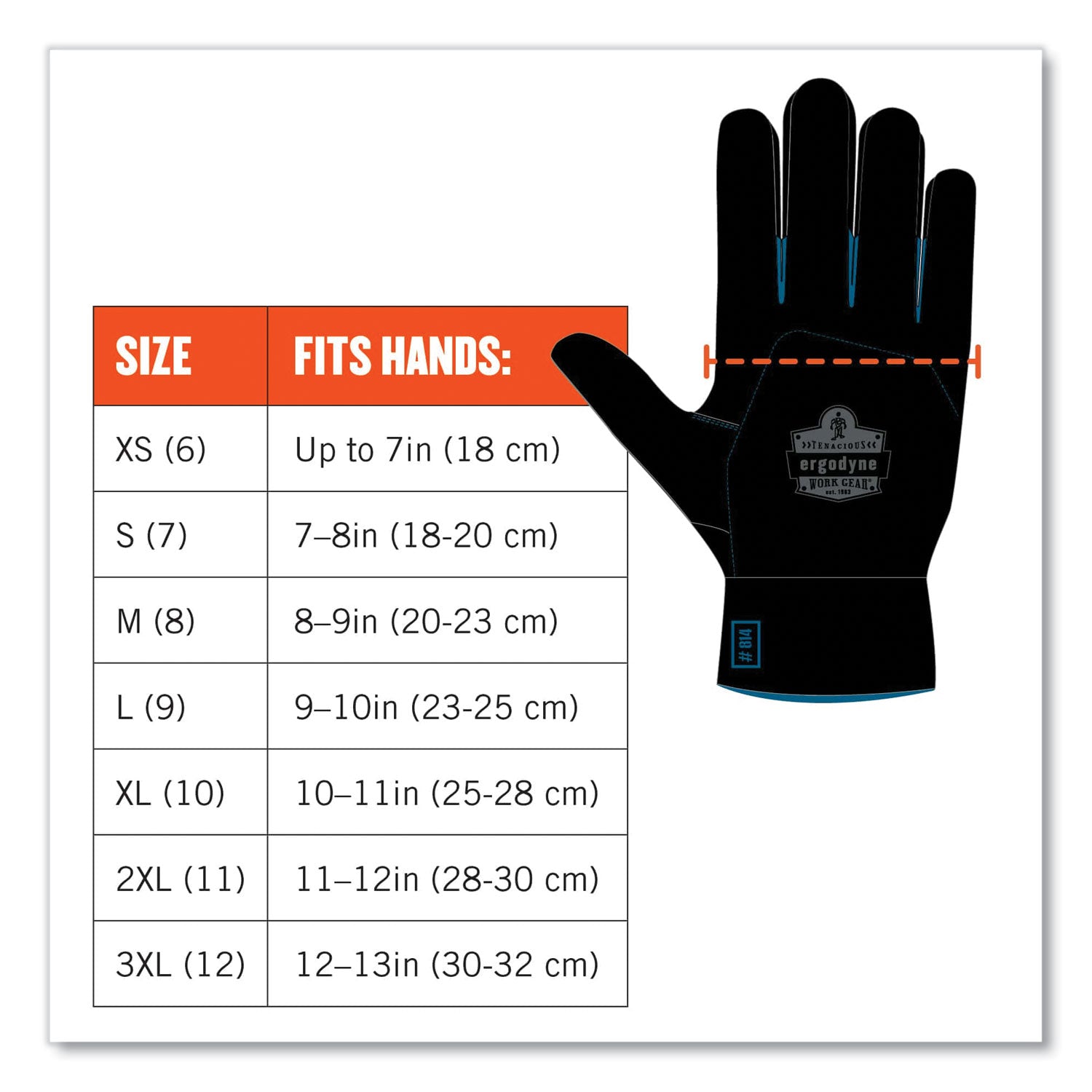 ProFlex 7501-CASE Coated Waterproof Winter Gloves, Gray, Large, 144 Pairs/Carton, Ships in 1-3 Business Days