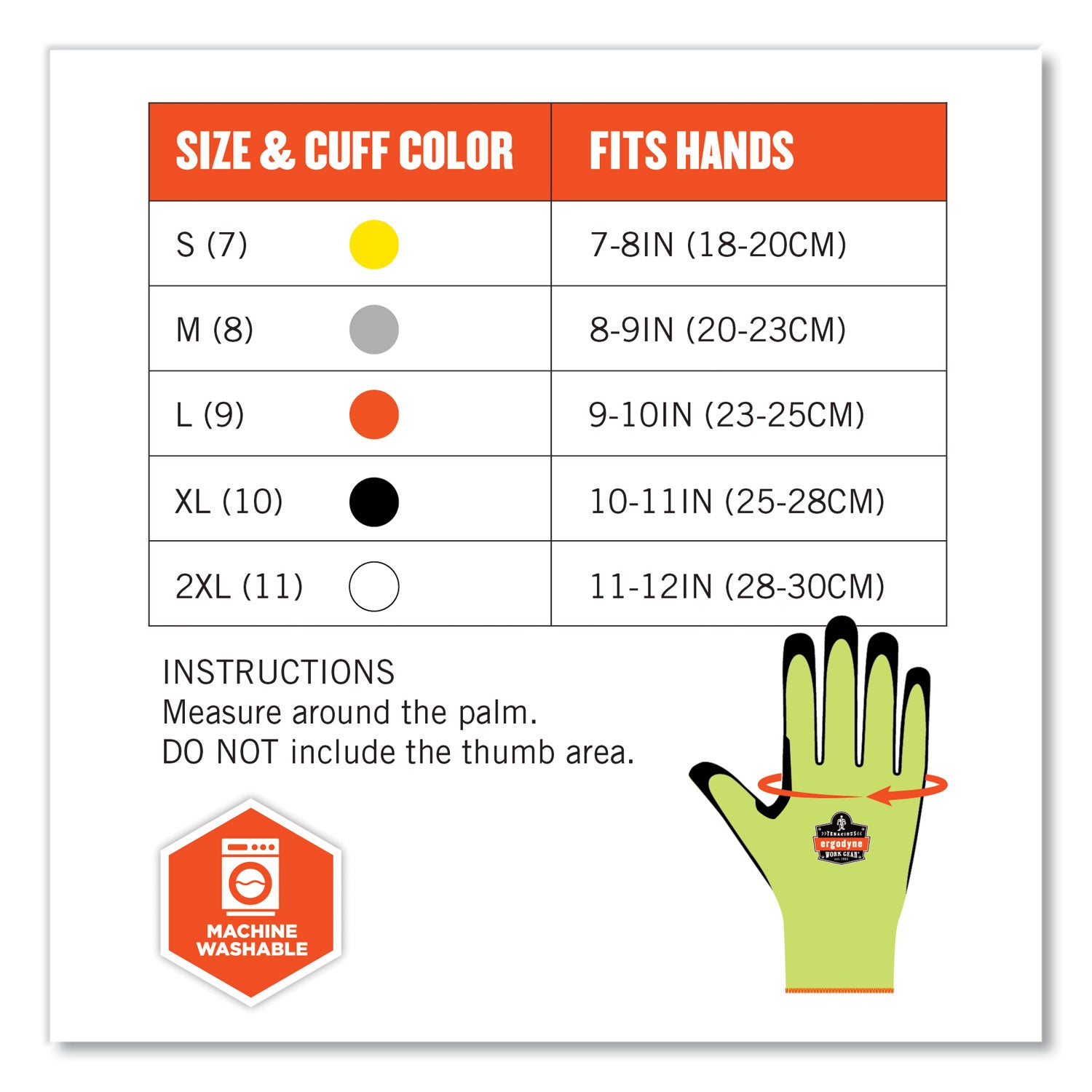 proflex-7041-case-ansi-a4-nitrile-coated-cr-gloves-lime-2x-large-144-pairs-carton-ships-in-1-3-business-days_ego17826 - 2