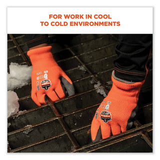 ProFlex 7401-CASE Coated Lightweight Winter Gloves, Orange, X-Large, 144 Pairs/Carton, Ships in 1-3 Business Days