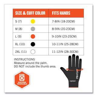 ProFlex 7001 Nitrile-Coated Gloves, Black, 2X-Large, Pair, Ships in 1-3 Business Days