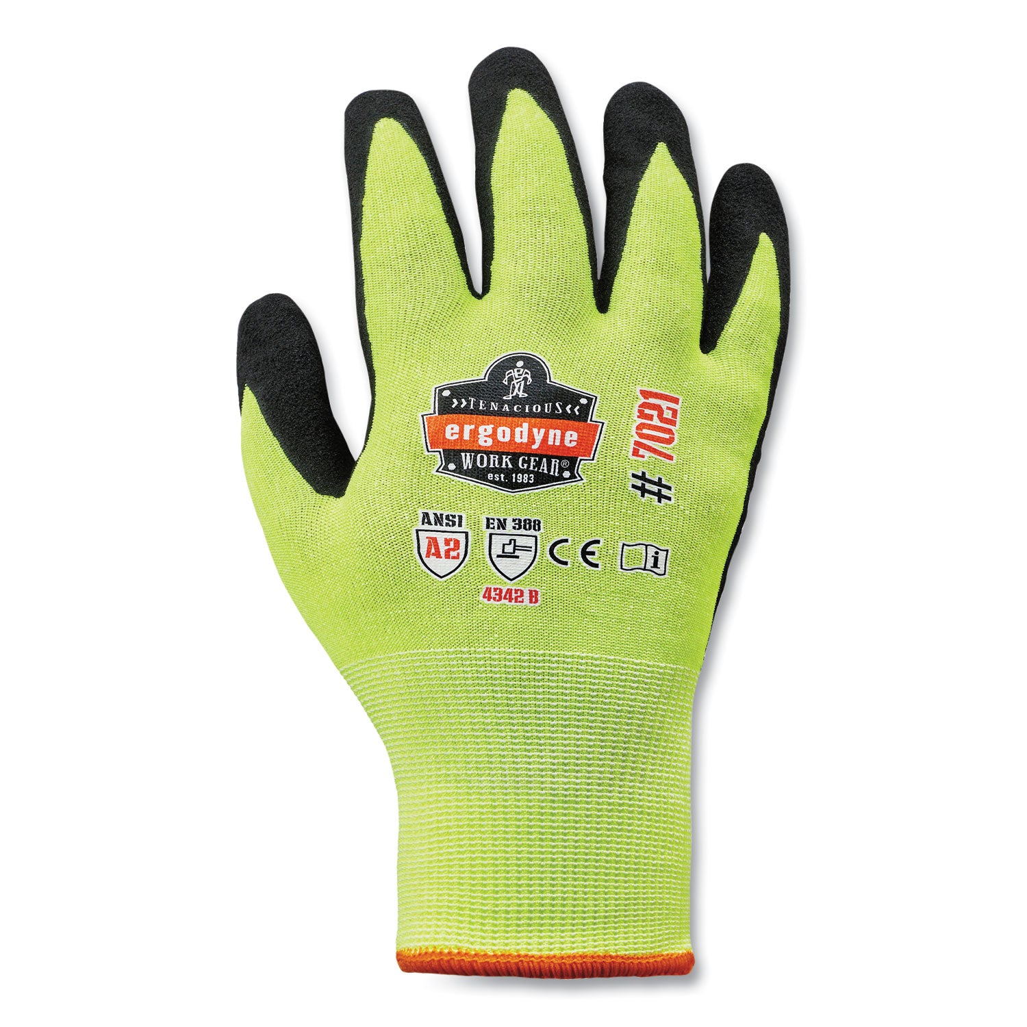 proflex-7021-hi-vis-nitrile-coated-cr-gloves-lime-x-large-pair-ships-in-1-3-business-days_ego17965 - 1