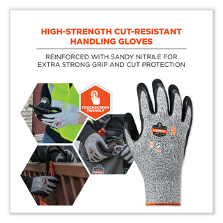 ProFlex 7031 ANSI A3 Nitrile-Coated CR Gloves, Gray, X-Large, Pair, Ships in 1-3 Business Days