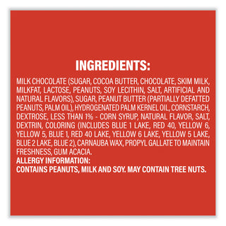 Peanut Butter Milk Chocolate Candy Jar, 55 oz Jar, Ships in 1-3 Business Days
