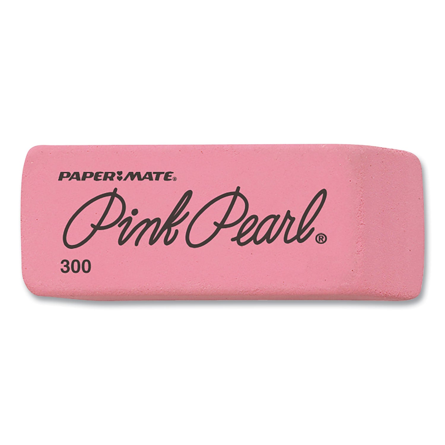 Pink Pearl Eraser, For Pencil Marks, Rectangular Block, Medium, Pink, 3/Pack - 