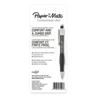 ComfortMate Ultra Pencil Starter Set, 0.7 mm, HB (#2), Black Lead, Assorted Barrel Colors, 2/Pack