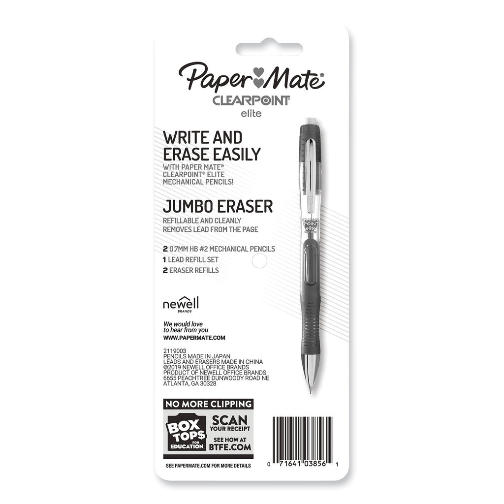 clearpoint-elite-mechanical-pencils-07-mm-hb-#2-black-lead-blue-and-green-barrels-2-pack_pap1799404 - 4