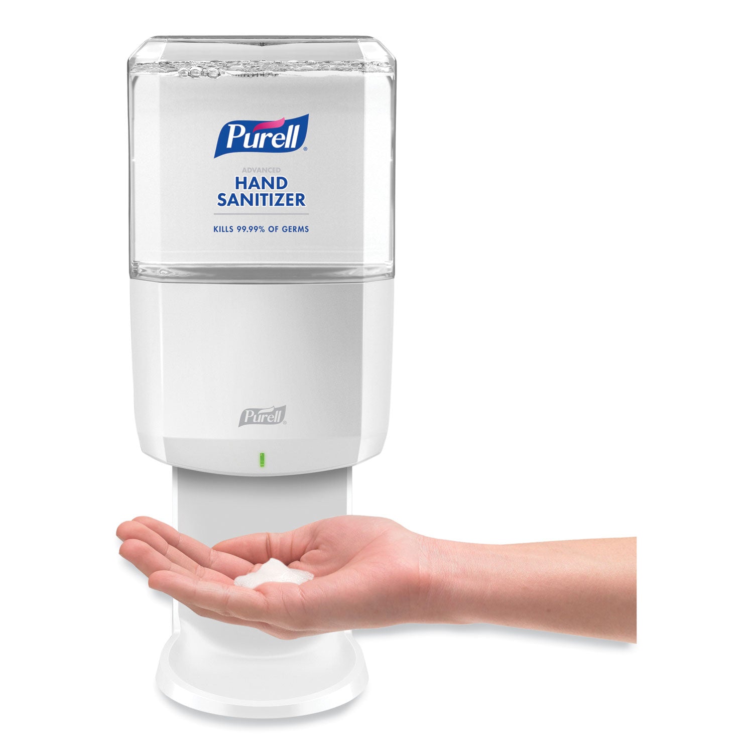 ES6 Touch Free Hand Sanitizer Dispenser, 1,200 mL, 5.25 x 8.56 x 12.13, White