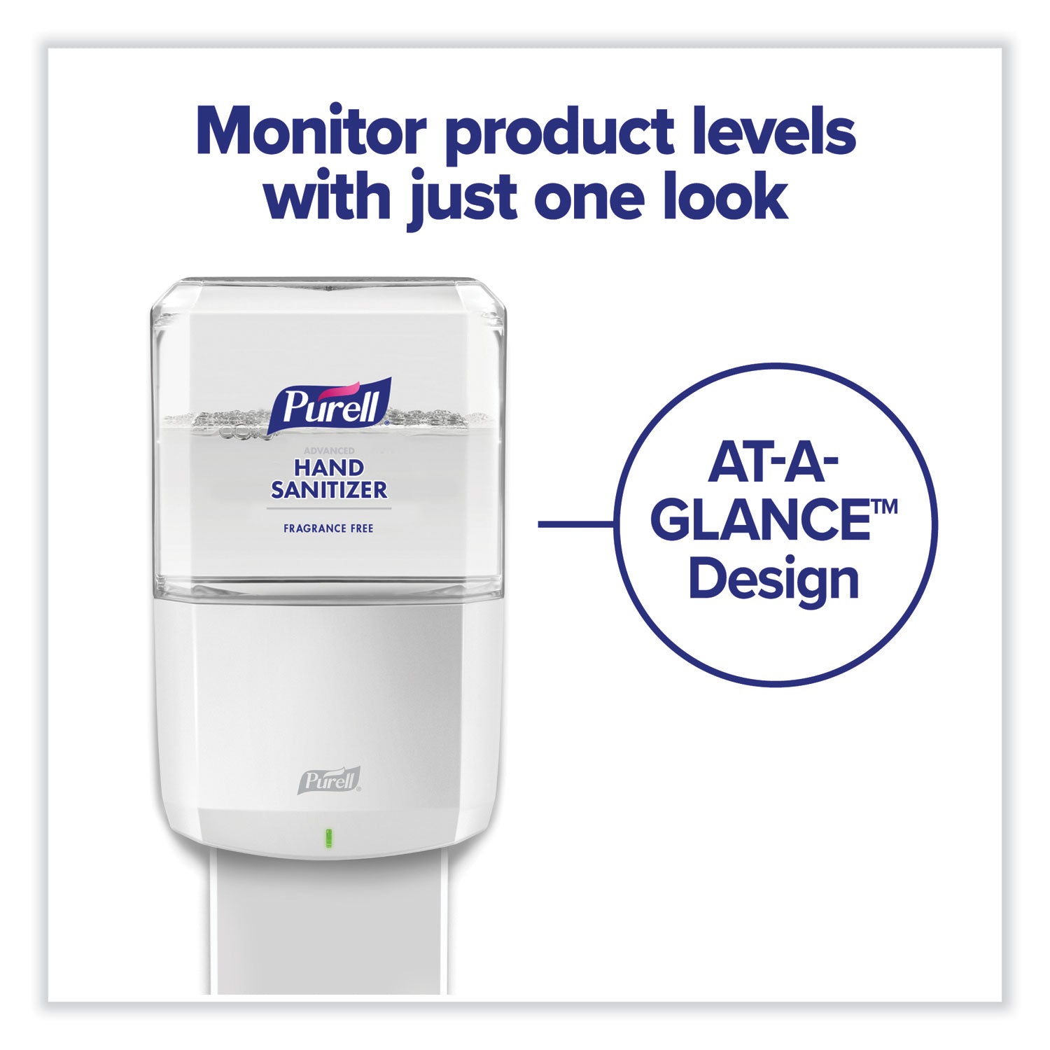 ES6 Touch Free Hand Sanitizer Dispenser, 1,200 mL, 5.25 x 8.56 x 12.13, White