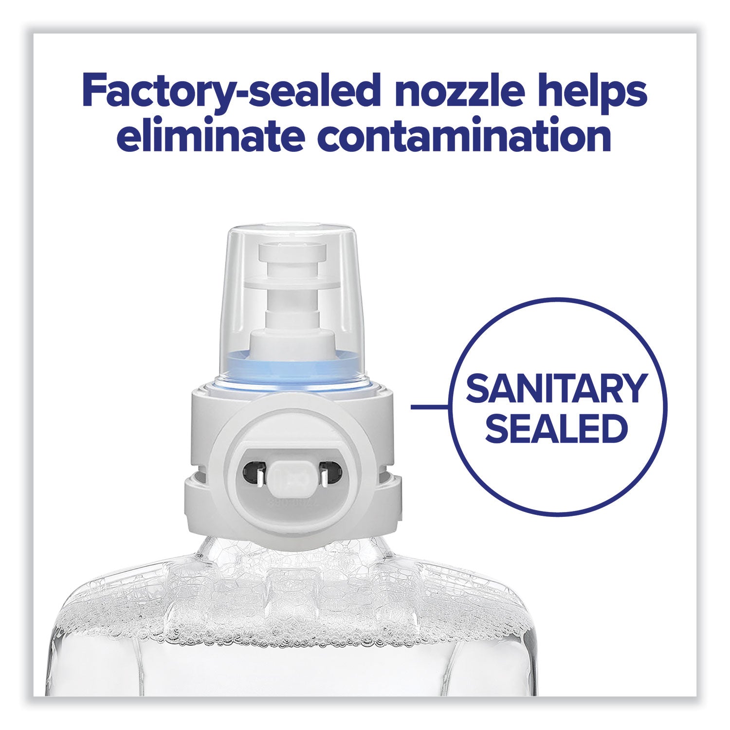 CS4 Hand Sanitizer Dispenser, 1,200 mL, 6.12 x 4.48 x 10.81, White