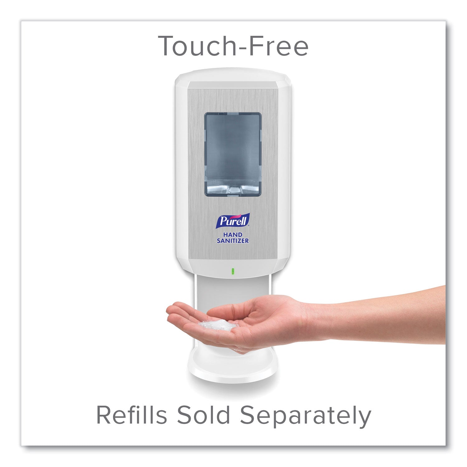 CS6 Hand Sanitizer Dispenser, 1,200 mL, 5.79 x 3.93 x 15.64, White