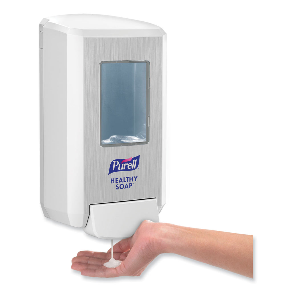 CS4 Soap Push-Style Dispenser, 1,250 mL, 4.88 x 8.8 x 11.38, White