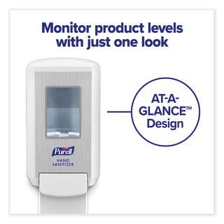 CS4 Hand Sanitizer Dispenser, 1,200 mL, 6.12 x 4.48 x 10.81, White