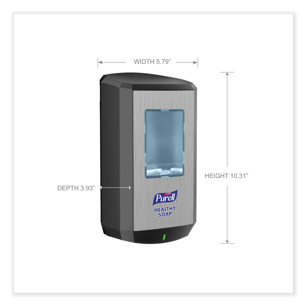 CS6 Soap Touch-Free Dispenser, 1,200 mL, 4.88 x 8.8 x 11.38, Graphite