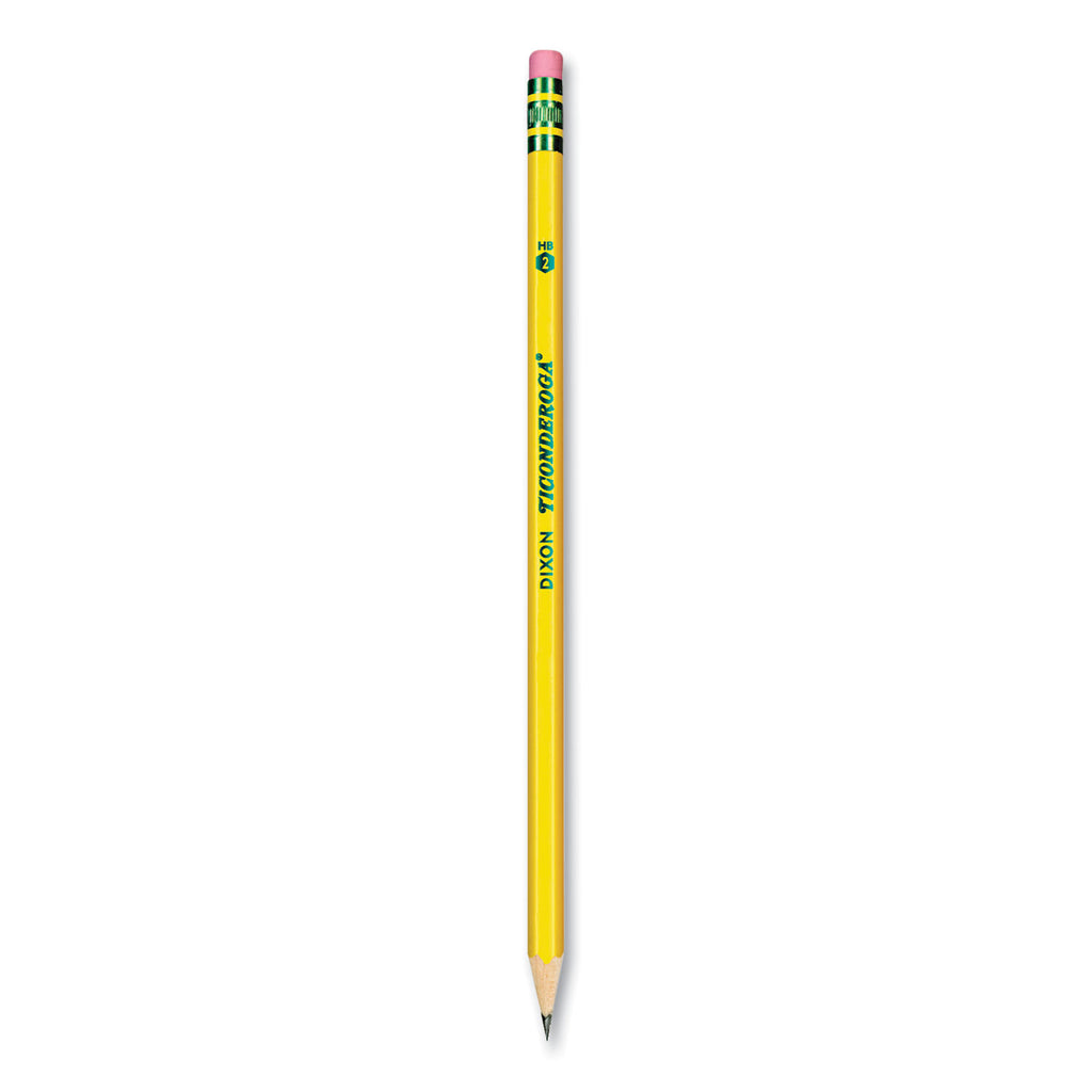 Pre-Sharpened Pencil, HB (#2), Black Lead, Yellow Barrel, Dozen