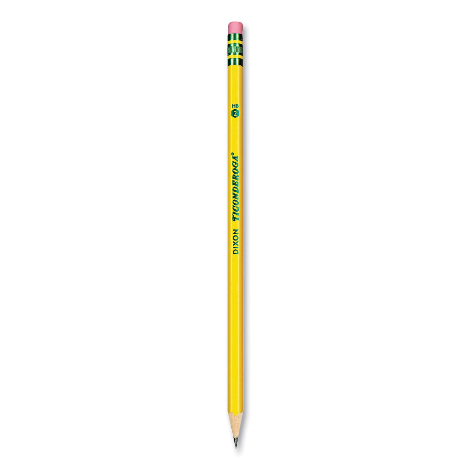 Pre-Sharpened Pencil, HB (#2), Black Lead, Yellow Barrel, Dozen - 