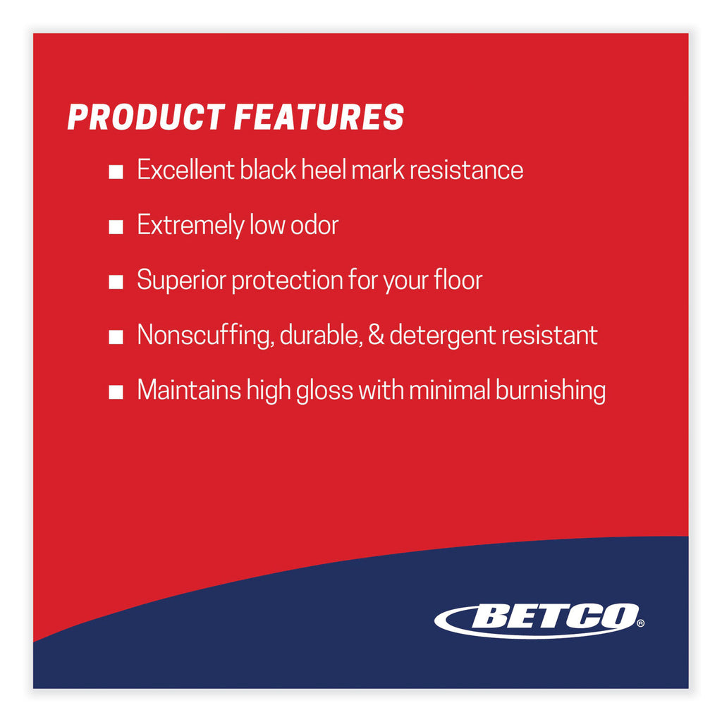 Untouchable Floor Finish with SRT, 1 gal Bottle, 4/Carton
