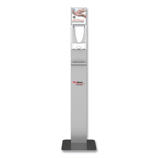 SC Johnson Hand Hygiene Touch-free Dispenser Stand - Automatic - Touch-free, Sturdy, Durable, Wear Resistant, Tear Resistant - Silver - 1Each