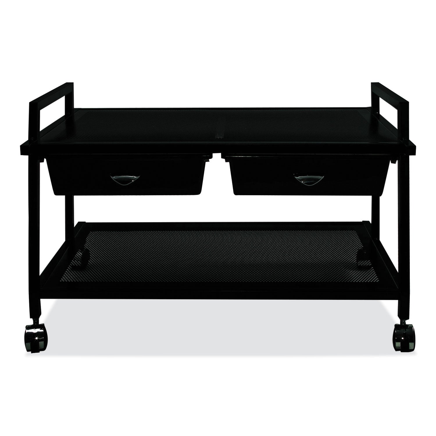 underdesk-machine-stand-with-drawers-253w-x-158d-x-154h-black-ships-in-4-6-business-days_avtvf95530 - 2