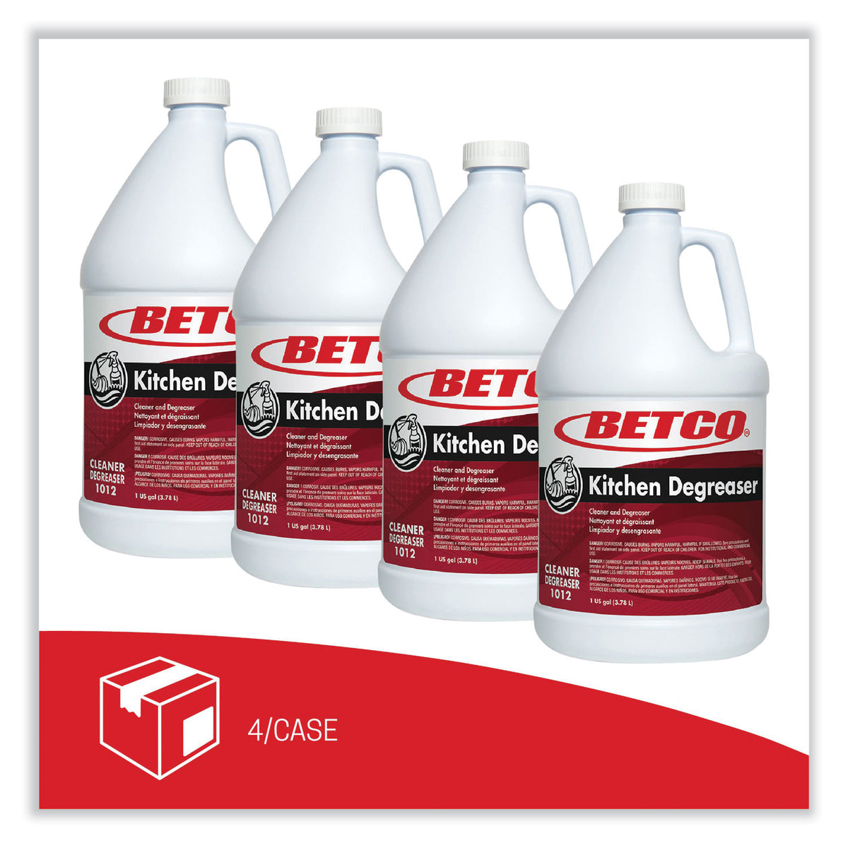 Kitchen Degreaser, Characteristic Scent, 1 gal Bottle, 4/Carton
