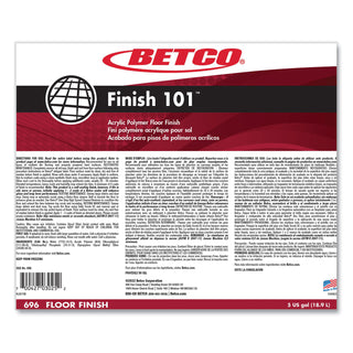 Finish 101 Floor Finish, 5 gal Bag-in-Box
