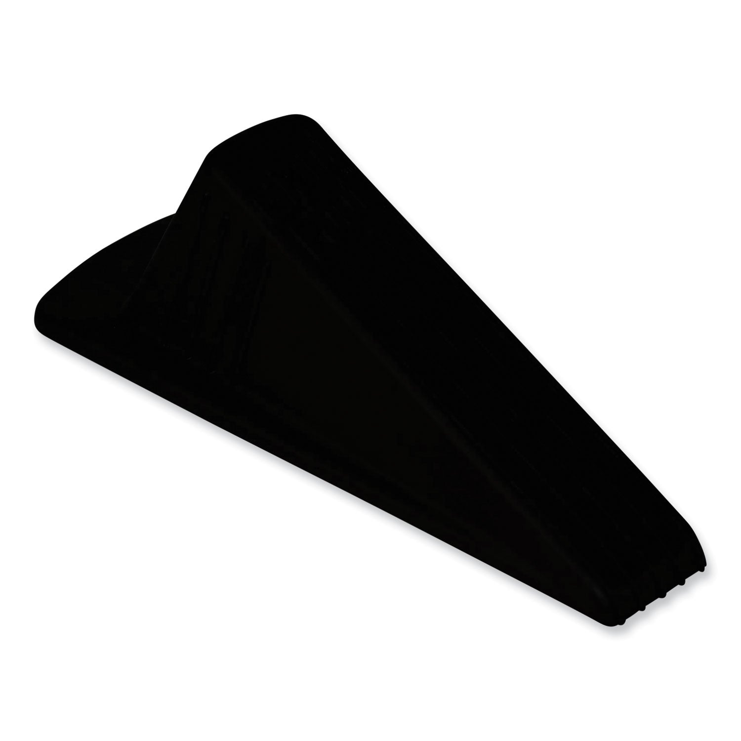 Giant Foot Doorstop, No-Slip Rubber Wedge, 3.5w x 6.75d x 2h, Brown, 2/Pack - 