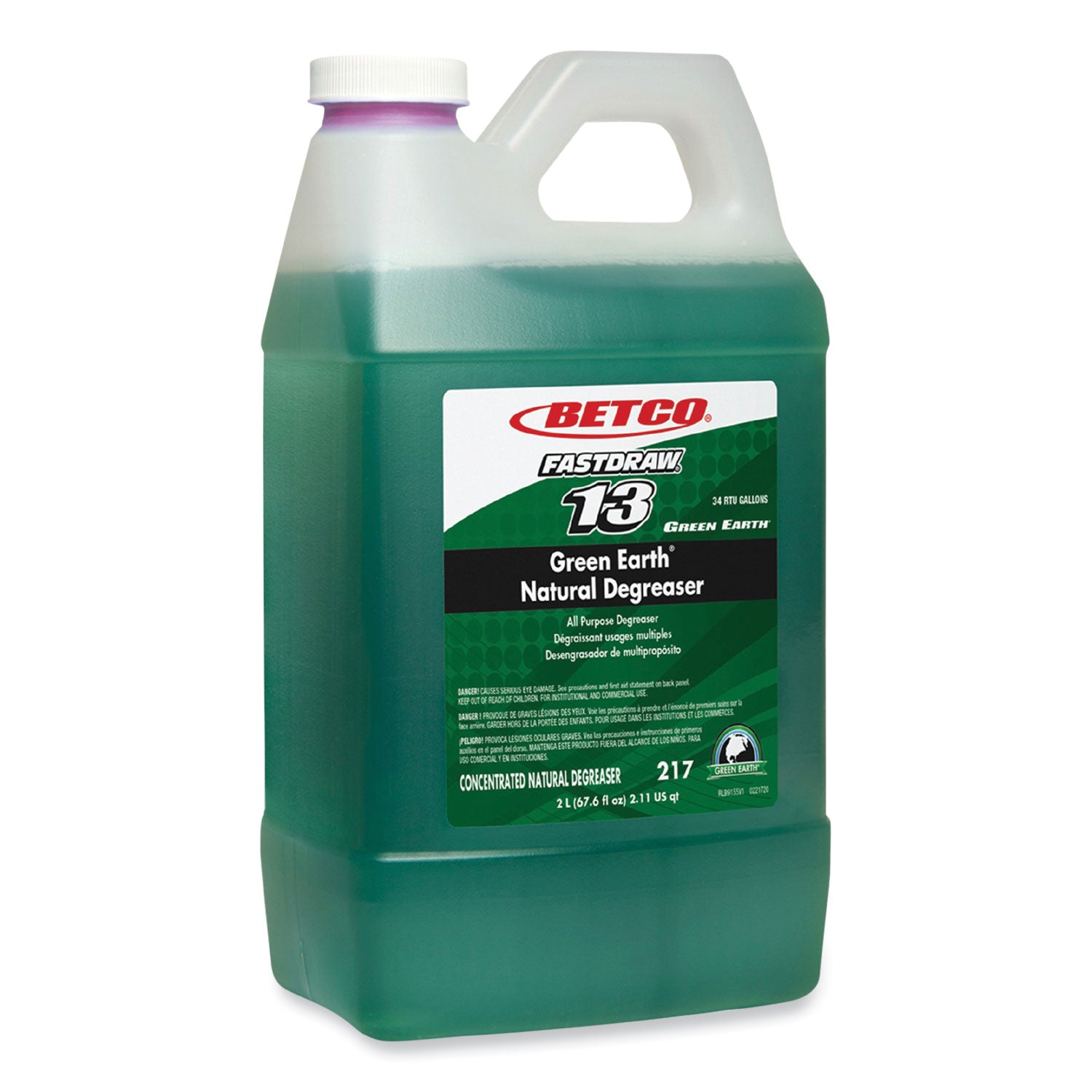 green-earth-natural-degreaser-mild-scent-2-l-bottle-4-carton_bet2174700 - 1