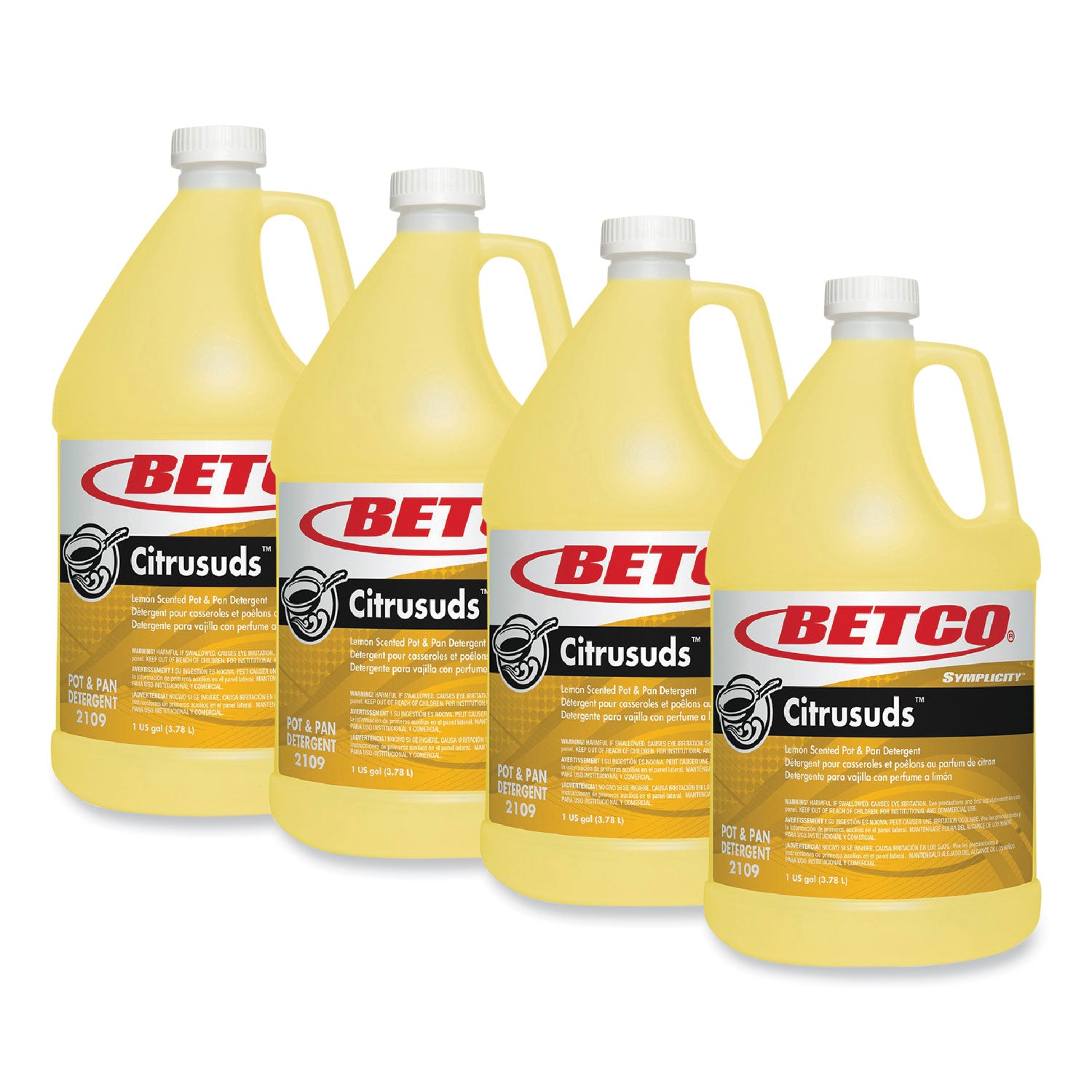 symplicty-citrusuds-manual-dishwashing-detergent-lemon-scent-1-gal-bottle-4-carton_bet21090400 - 3