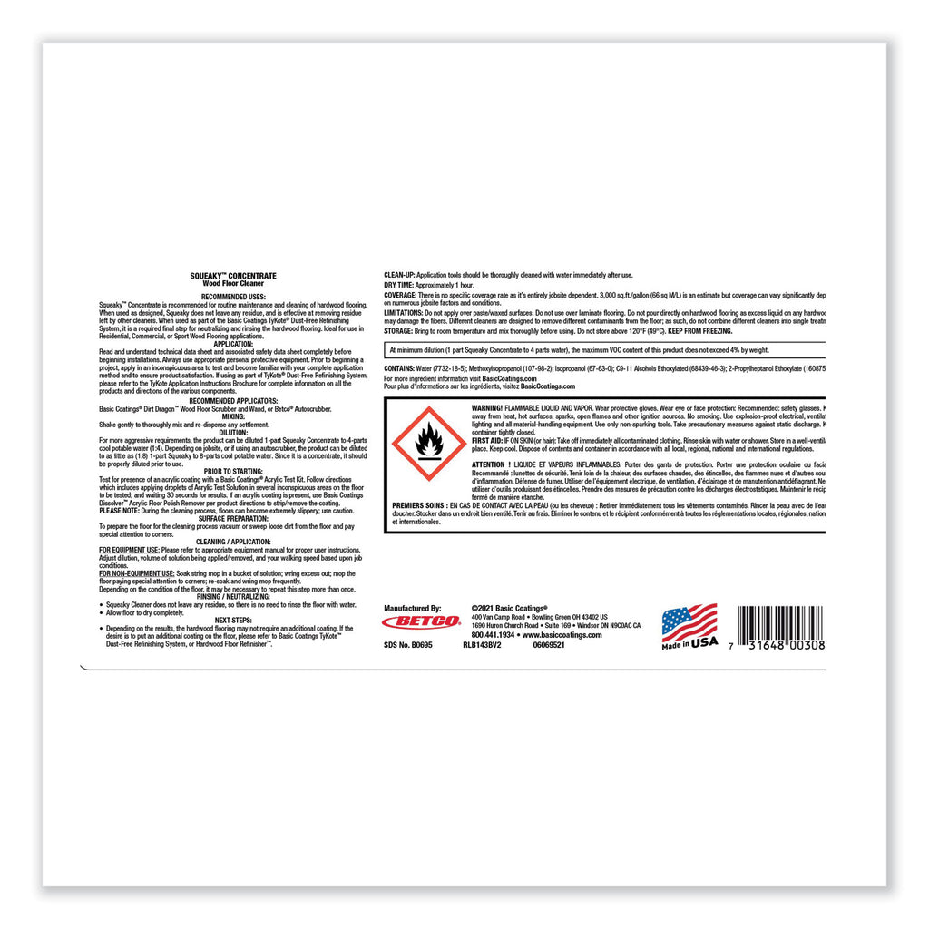 squeaky-concentrate-floor-cleaner-characteristic-scent-1-gal-bottle-4-carton_betb06950412 - 3