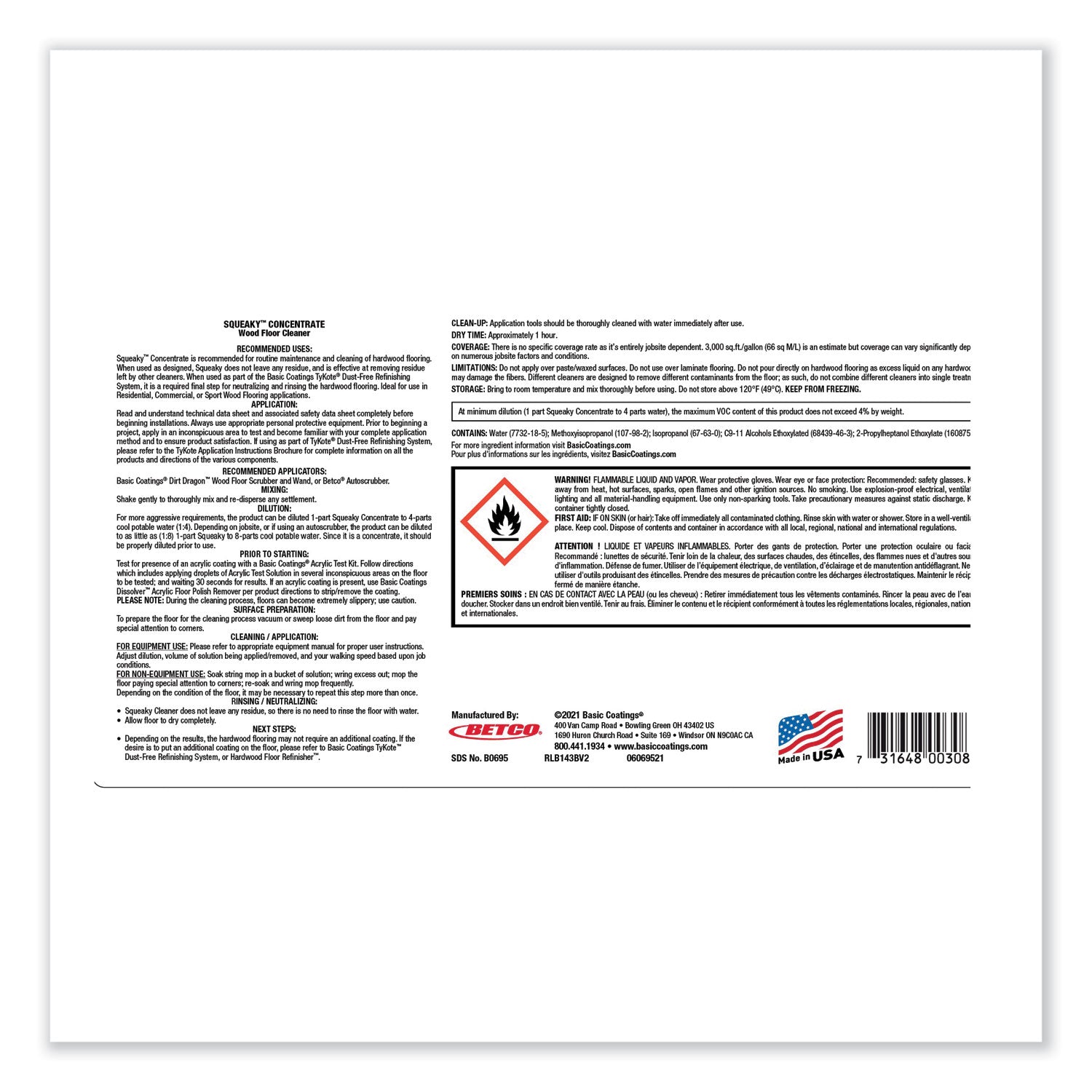 squeaky-concentrate-floor-cleaner-characteristic-scent-1-gal-bottle-4-carton_betb06950412 - 3